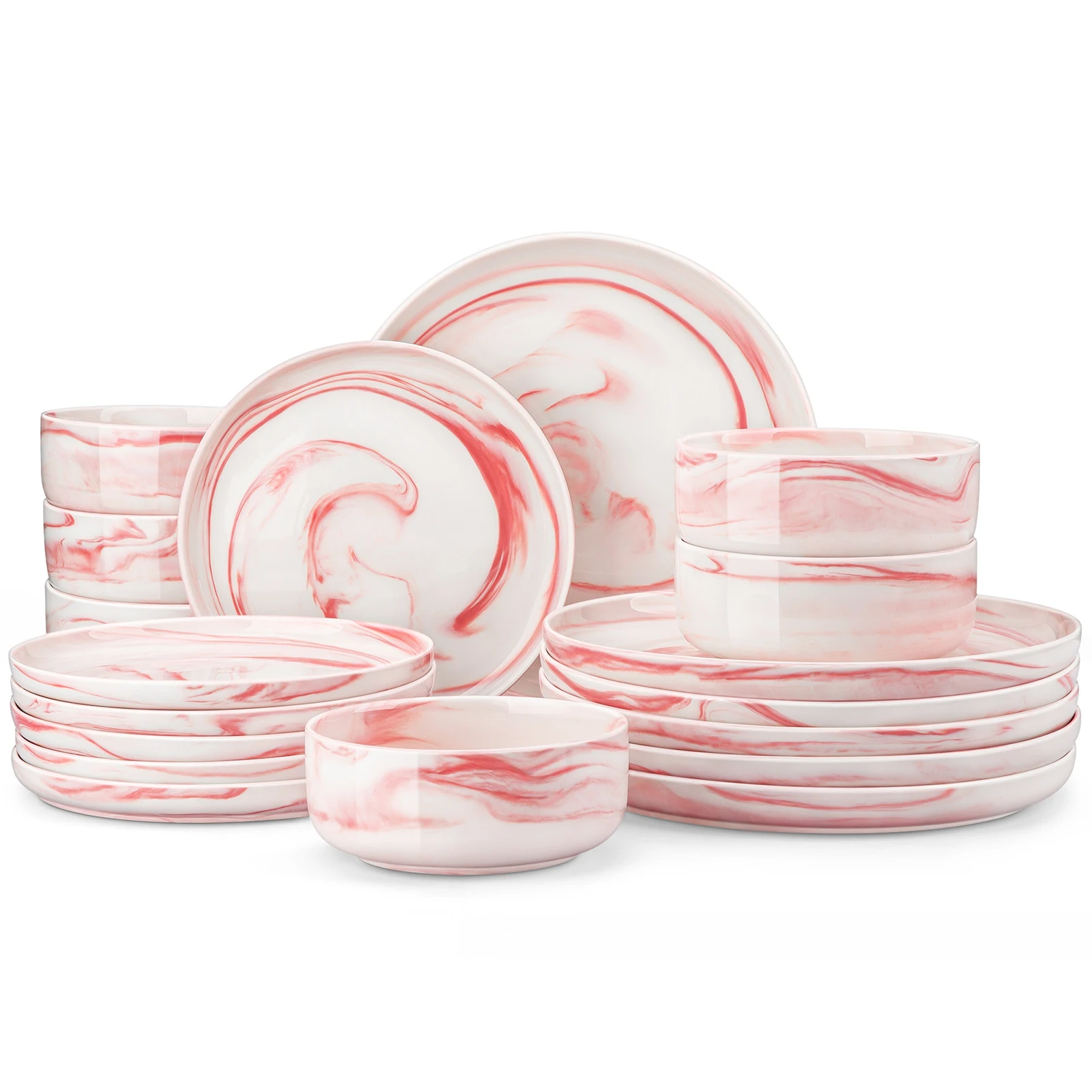 18 Piece Pink