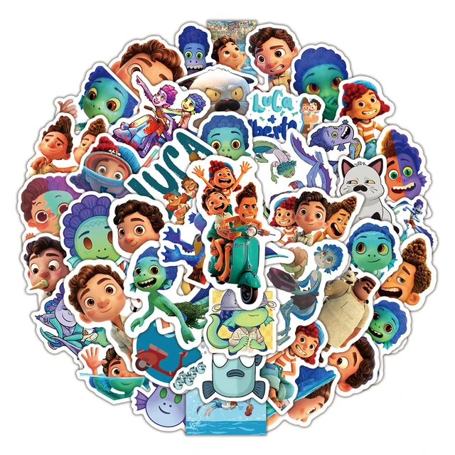 Luca Vinyl Stickers -   Disney sticker, Vinyl sticker, Lucas