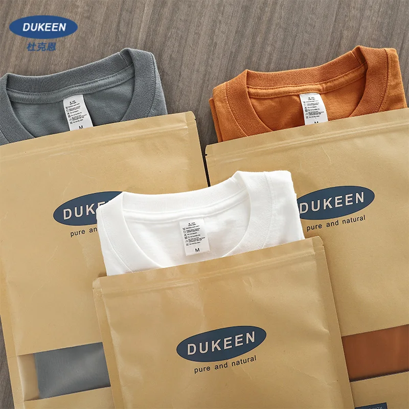 Dukeen 280gsm Oversized Heavy T-Shirt Short Sleeve Tee Cotto