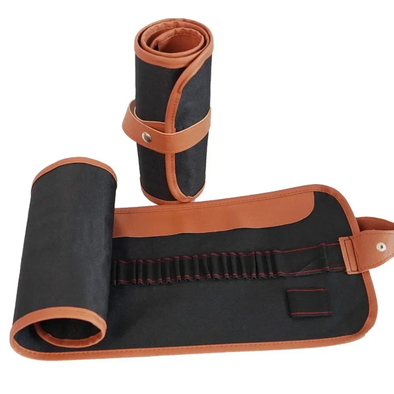 Canvas Roll Up Pen Curtain Pencil Bag Case Makeup Wrap Holder Storage Pouch 50/72 Holes Thick Canvas Stationery Organizer pencil cases stationery box pen storage bag pencil holder