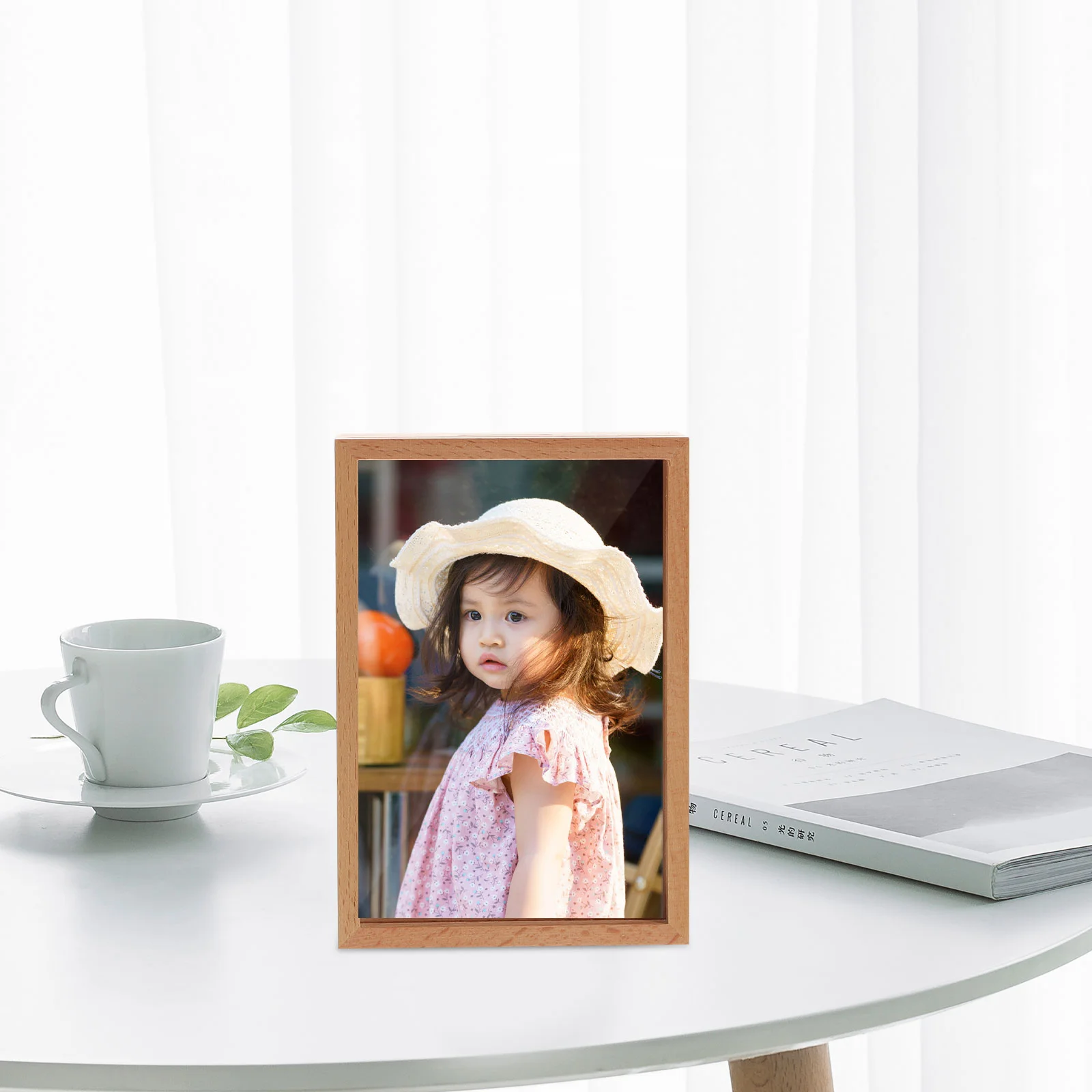 Piggy Bank Adult for Coins Money Wood Vintage Picture Frames Container Photo Kids Banks Jar Child 5