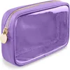 Pvc Cosmetic Bag Fashion Transparent Storage Makeup Bag Shell Large Capacity Makeup Pouch Travel 2