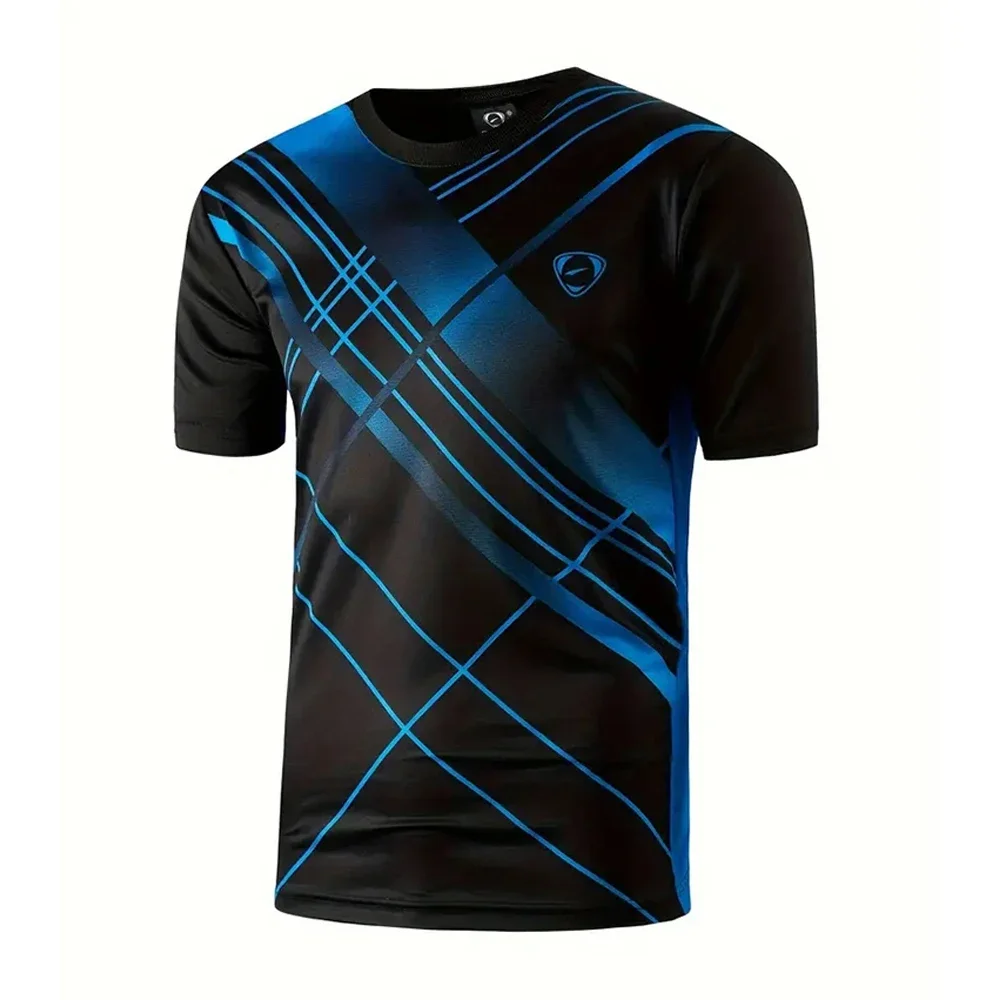 

Funny 3D Stripe Print T Shirt For Men Summer Quick Dry Fitness Sports T-Shirts Fashion Hot Sale Casual O-neck Short Sleeve Tops