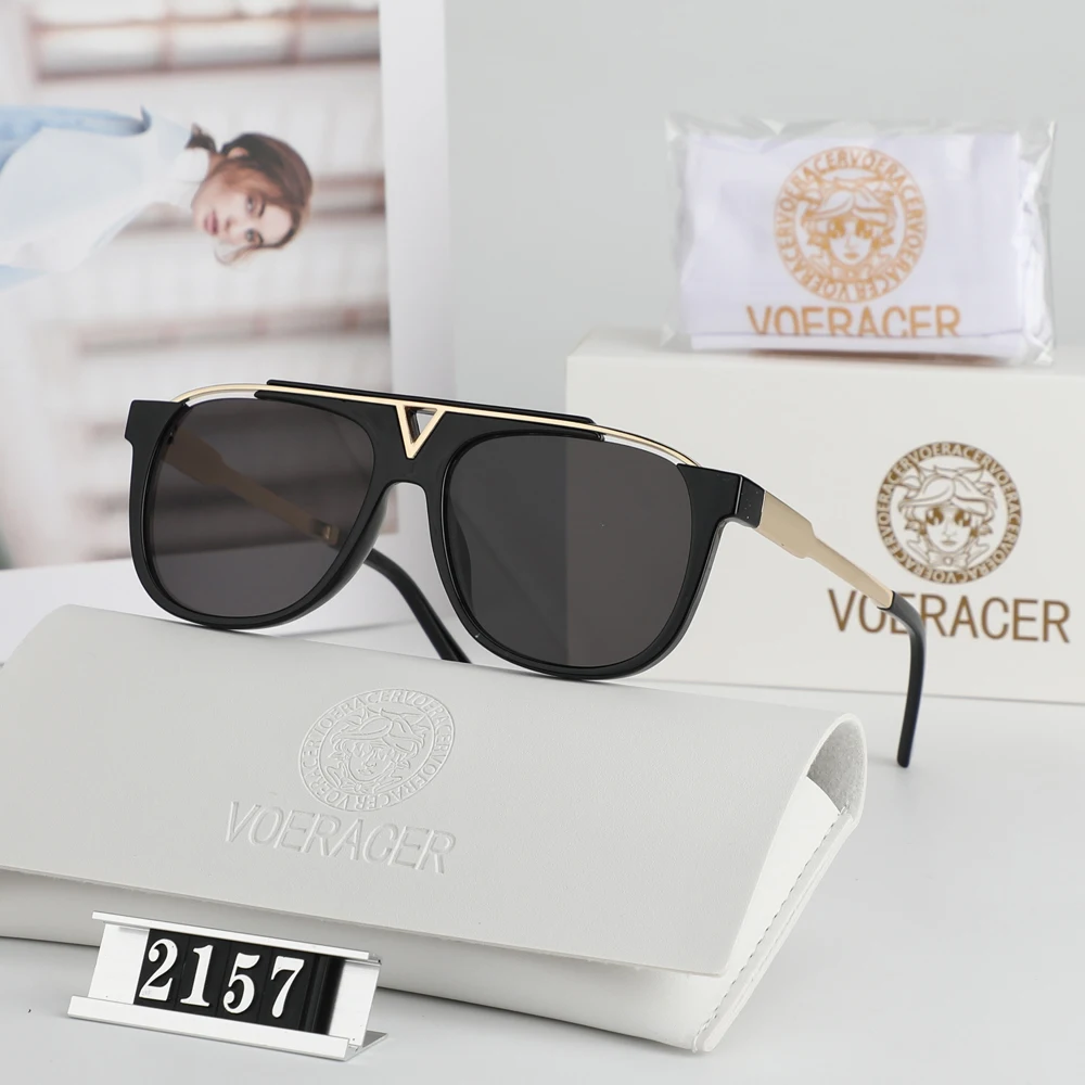 

Мужские солнцезащитные очки для вождения в большой оправе полые V-образные классические солнцезащитные очки для улицы с УФ-защитой Модные трендовые солнцезащитные очки UV400