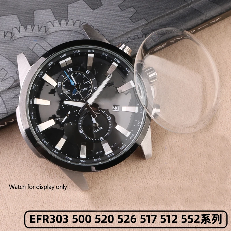 

Watch Mineral Lenses For Casio EFR/SHE/MTP/EF Series Wrist watch Optic 303 501 510 520 Glass Mask Multiple Models of Eyeglass