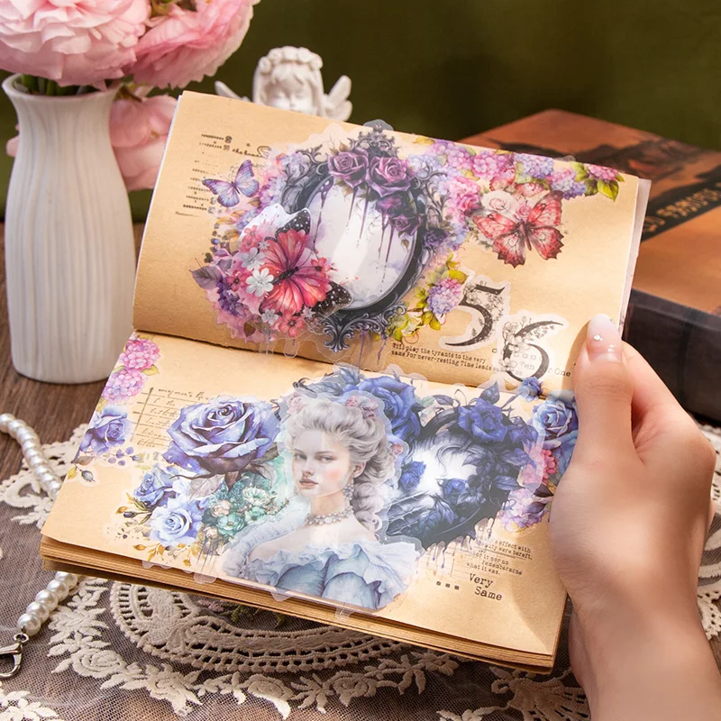 

24sets/1lot Kawaii Stationery Stickers girl's Magic Mirror Diary Planner Decorative Mobile Stickers Scrapbooking Craft Stickers