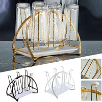 1PC Glass Water Cup Rack Spin Automatically Drainboard Mug Holder Stand Home Kitchen Storage Organizer Drying Drainer 2
