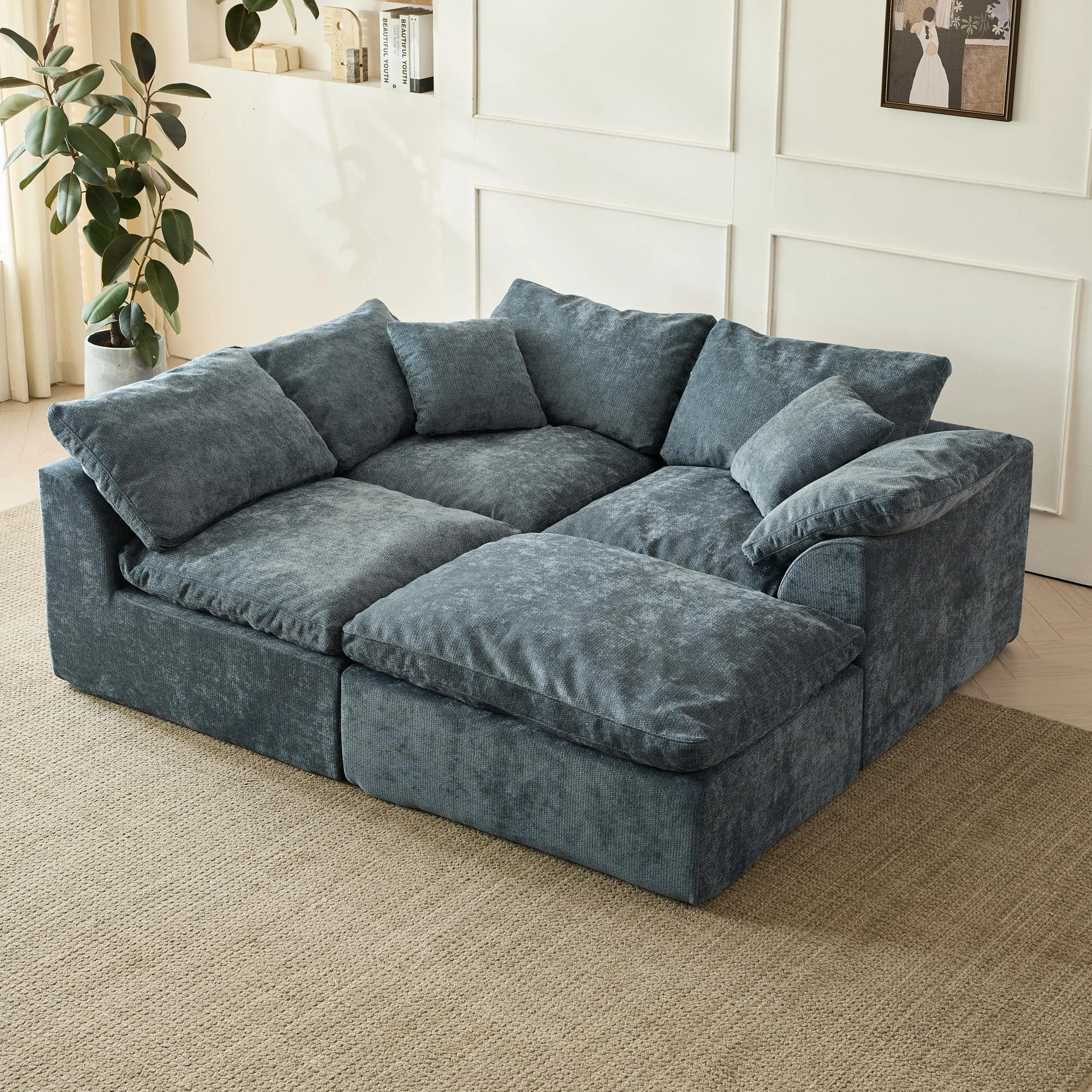 Cloud L Shaped Sofa 4