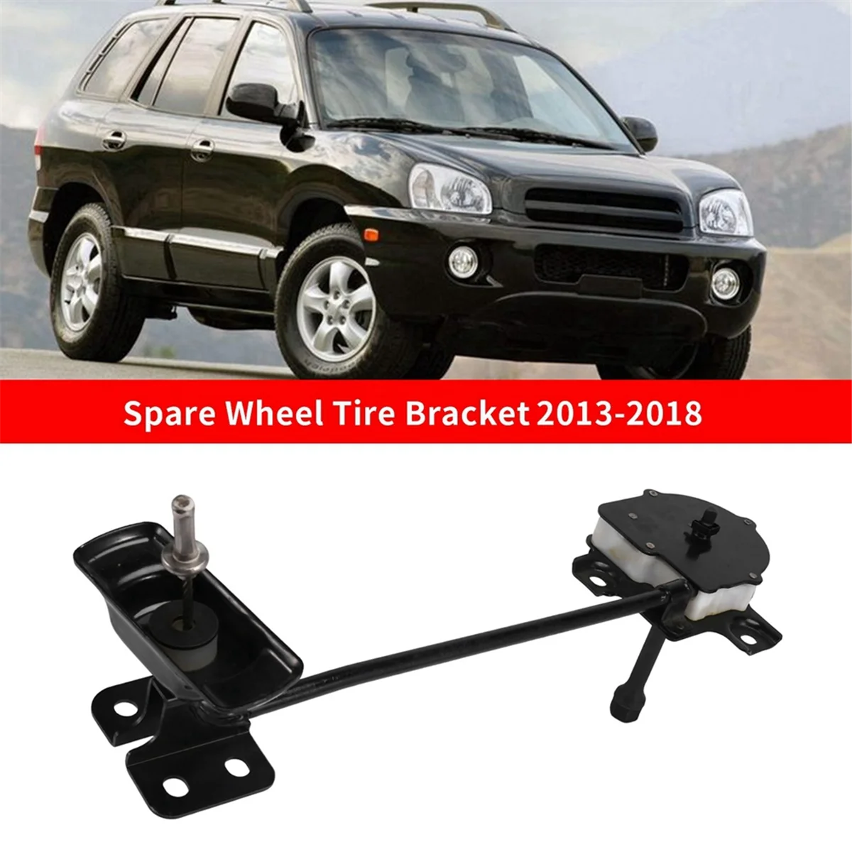 62800-B8000 Rear Spare Tire Bracket Assembly Rear Spare Tire Bracket Car for 2013-