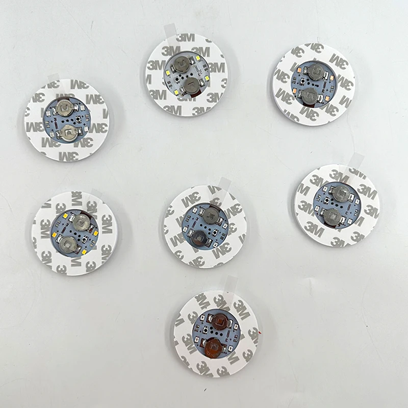 LED Coaster Stickers 10pc LED Coaster Glowing Decor Stickers For Wine Bottle Cup Decor Night Club Bars