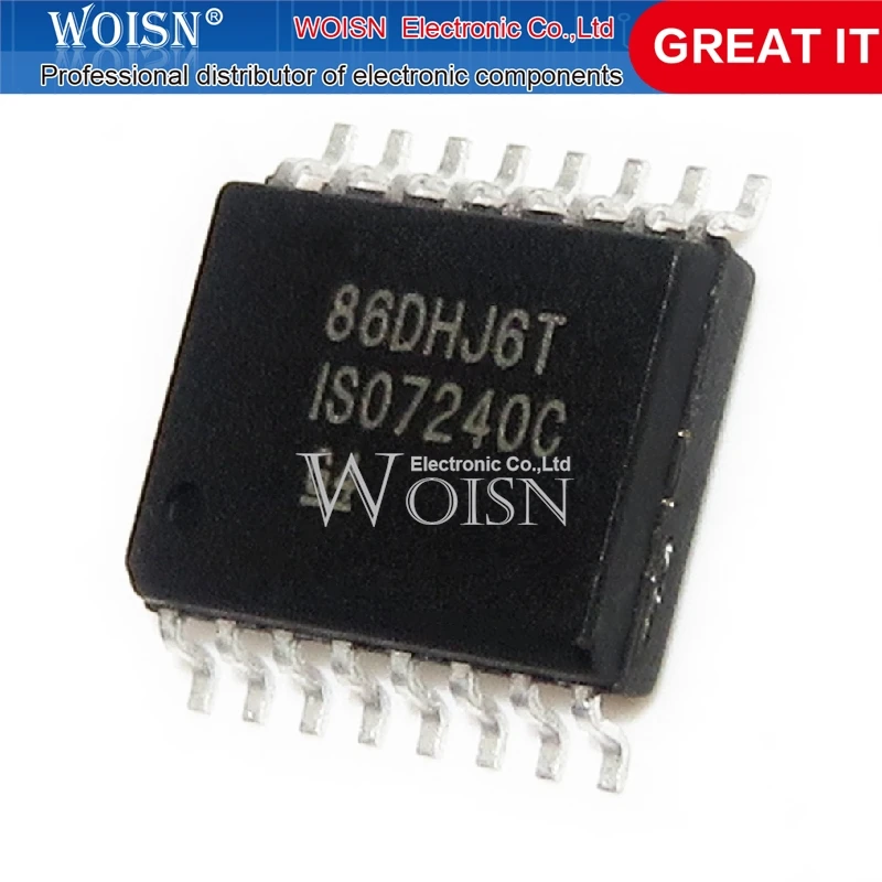 

5 шт./партия, ISO7240CF IS07240CF ISO7240 SOP-16