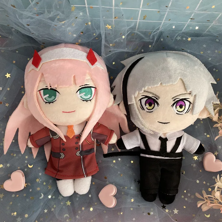  FUNKY STORE Darling in The Franxx Waifu Plush Doll Toy Pillow  Cushion One pcs (Zero Two) 38x40 cm : Toys & Games