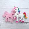 Food Grade Silicone Teethers DIY Animal Unicorn Infant Baby Silicone Chew Charms Cartoon Kids Teething Gift Toddler Toys Pendant 3