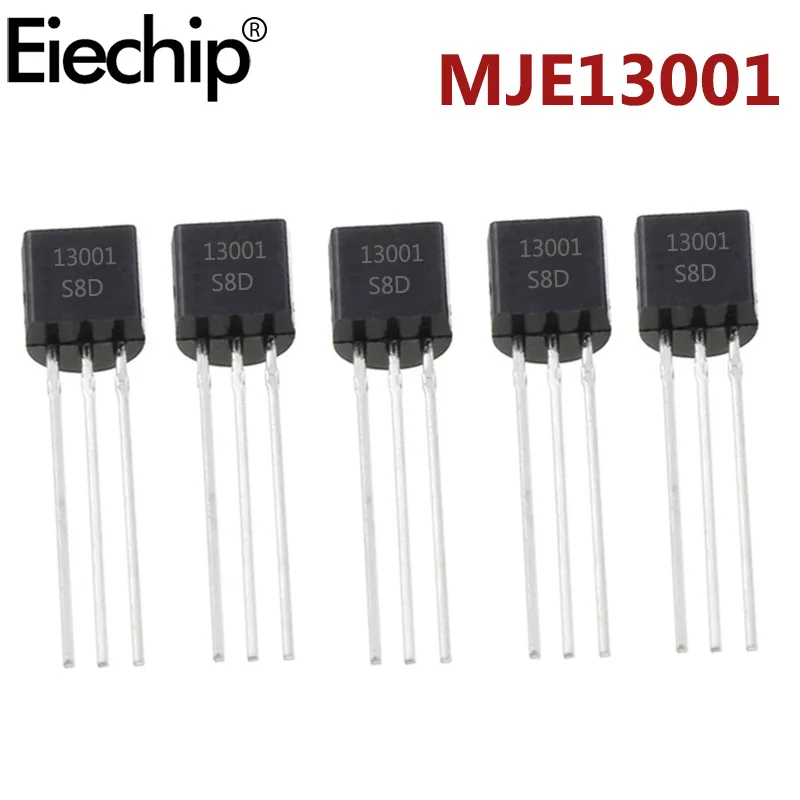 50pcs MJE13001 13001 TO-92 Transistor New Original bjt transistor transistors kit mosfet transistor