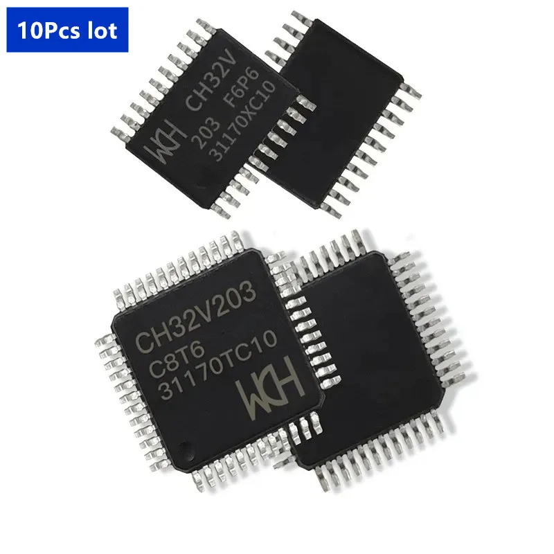 CH32V203-MCU-32-bit-RISC-V-144MHz-2-USB-TouchKey-CAN-CH32V203F6P6 ...