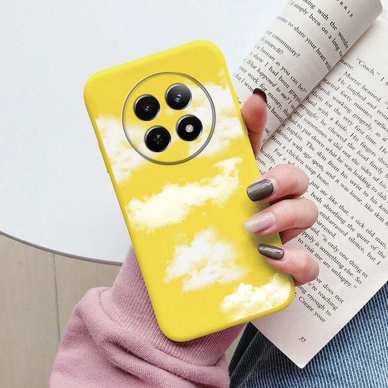 Cute Heart Flower Soft Silicone Matte Protective Back Cover s - Cartoon Design