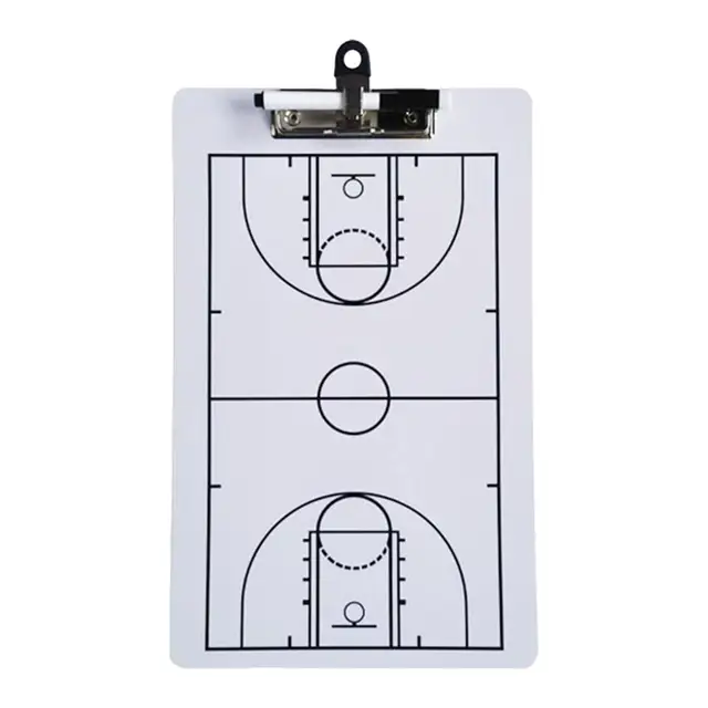 Basketball Coaches Clipboard with Pen Erase Practice Board Teaching Assistant Equipment Professional Basketball Coaching Board 6