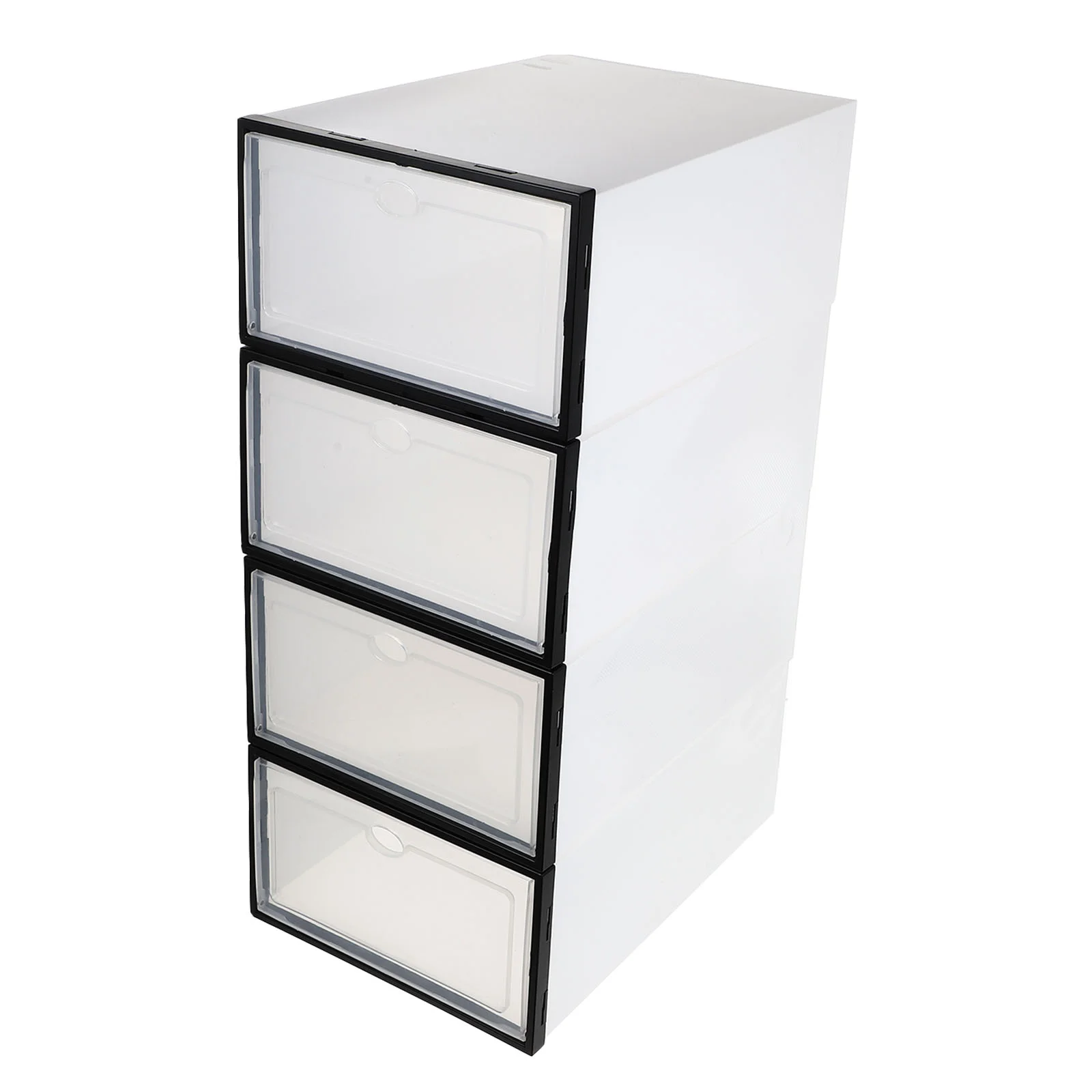 

4 Pcs Shoe Box Shoes Container Simple Storage Case Trendy Sneakers Bin Waterproof Holder Racks Organizer