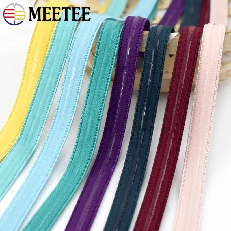 

Non-slip Silicone Bra Elastic Band for Sewing 10mm Underware Strap Rubber Ribbons Band Anti-skid Lace Tapes Clothes Accessories