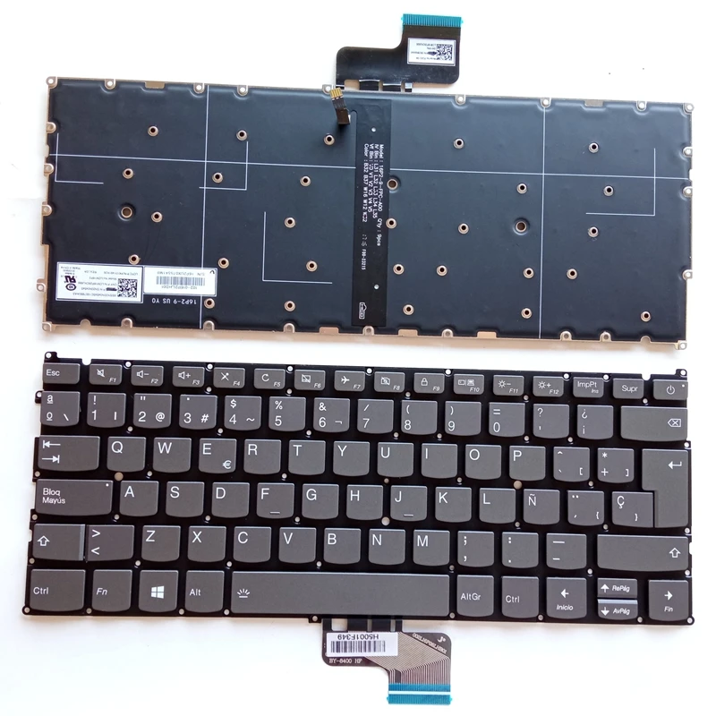 Teclado Portátil para Lenovo Eua ru sp po Retroiluminado 720s13 320s-13 Air 137000 720s-13ikb 720s-13arr Novo - Imagem 4