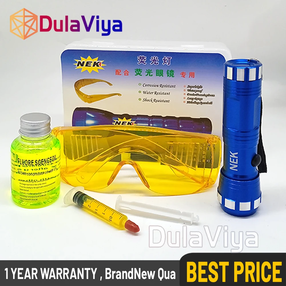 Automotive Fluorescent Leak Detection Auto Air Conditioning R134a