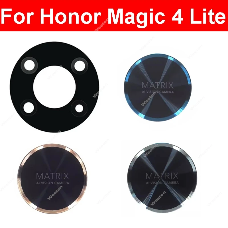 

Наклейка на стеклянный объектив задней камеры для Honor Magic4 Lite ANY-LX1/LX2/LX3, внутренний объектив задней камеры, стекло с запасной частью