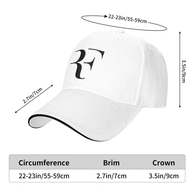 IIOGRAAW Baseballkappe Roger Federer - Tennis Cap Unisex