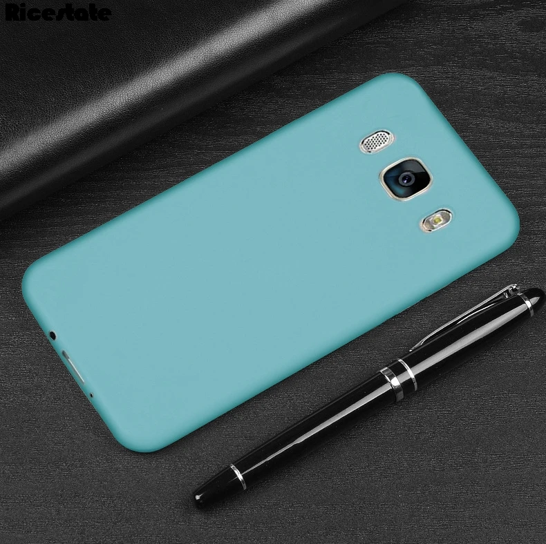 Candy Solid Color Matte Silicone TPU Soft Back Cover Case