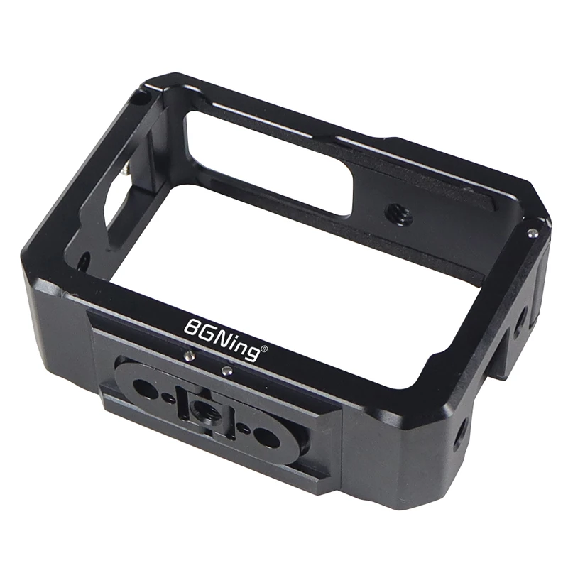 For  One RS Camera Metal Cage Frame 1/4 Magnetic Adapter Cold Shoe Mount 360 1-i