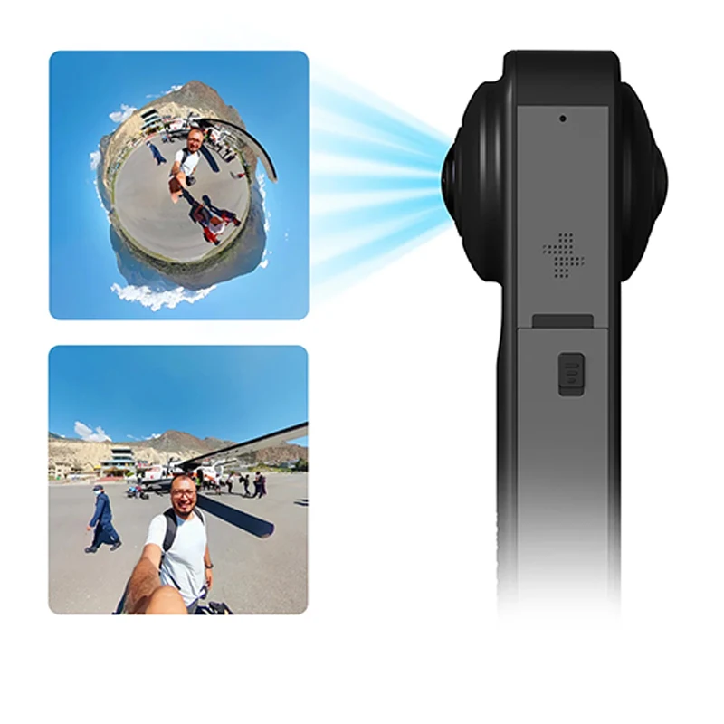 PilotPano-5.7K 360&deg; AI Camera Labpano Anti-shake Waterproof Live Cycling Street View Endurance Motion Panoramic Camera