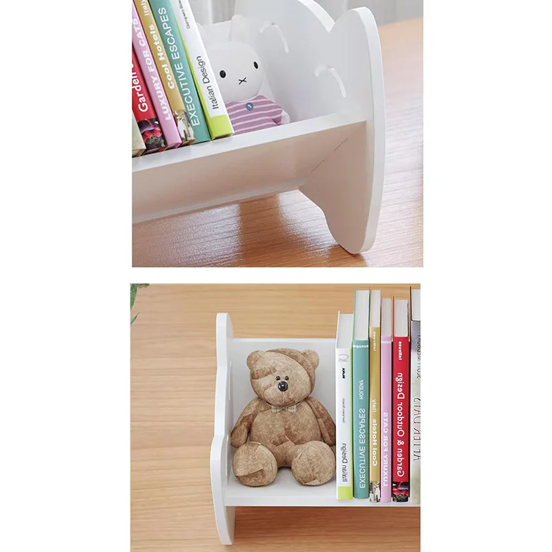Simple Desktop Bookshelf Storage Rack Multifunctional Children's Book Storage Rack Household Small Organizing Textbook
