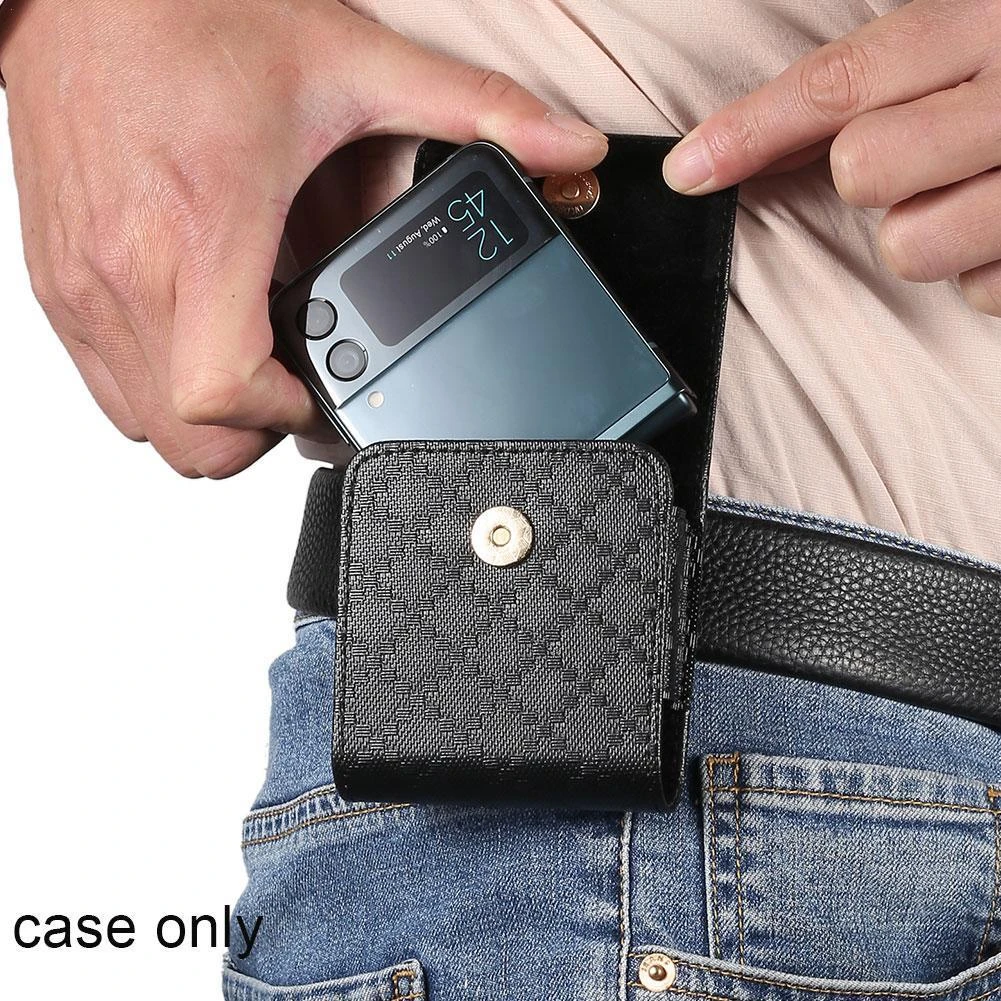 For Samsung Galaxy Z Flip 3 5G Belt Clip Holster Z Flip3 Mens Holster Phone Pouch Holder Case Cell Holster Pouch galaxy z flip3 phone case