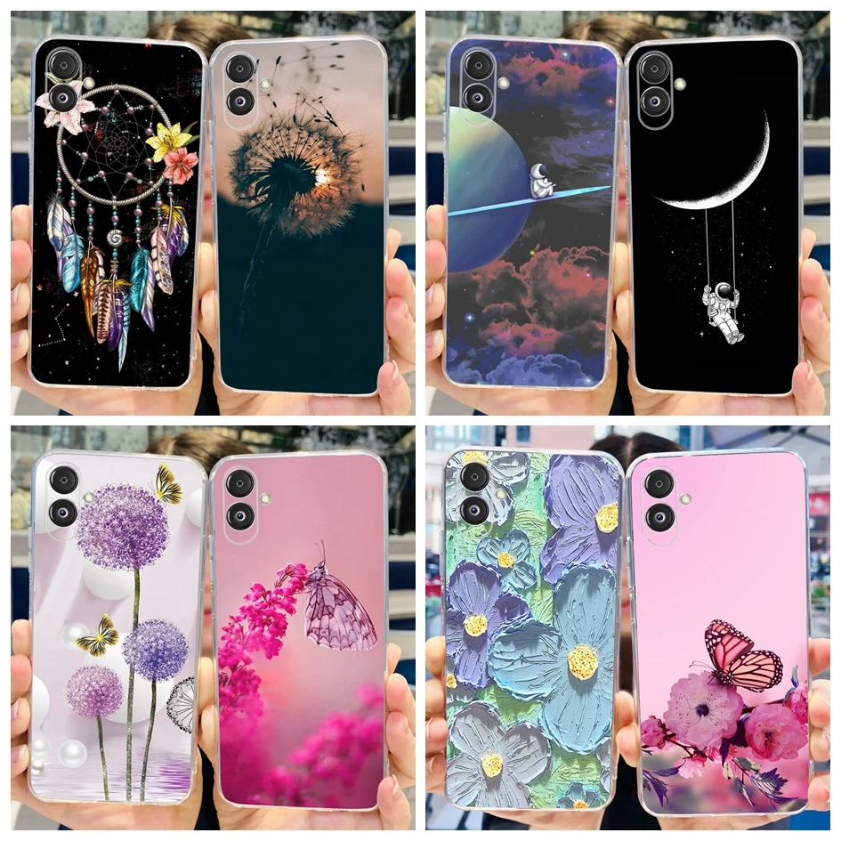 Per Samsung F14 Custodia Antiurto In Silicone Morbido Cover Posteriore Trasparente 6.6 "Per Custodie Paraurti Samsung Galaxy F14 Sm-E146B F 14 2023 Co