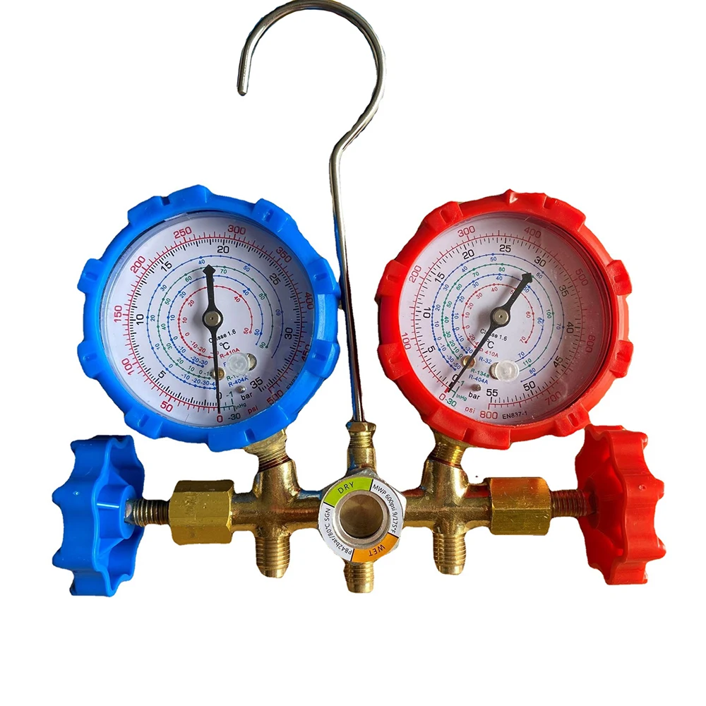 Set Calibro Collettore Diagnostico Per Ricarica Freon Per Aria Calibro Collettore Refrigerazione R134A R32 R410 R22