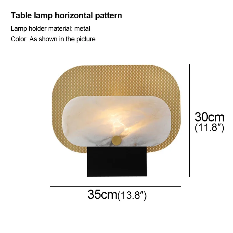 ALBERT Nordic Marble Table Lamp Luxury Modern Art Family Iiving Room Bedroom LED Creativity Decorative Desk Light 6