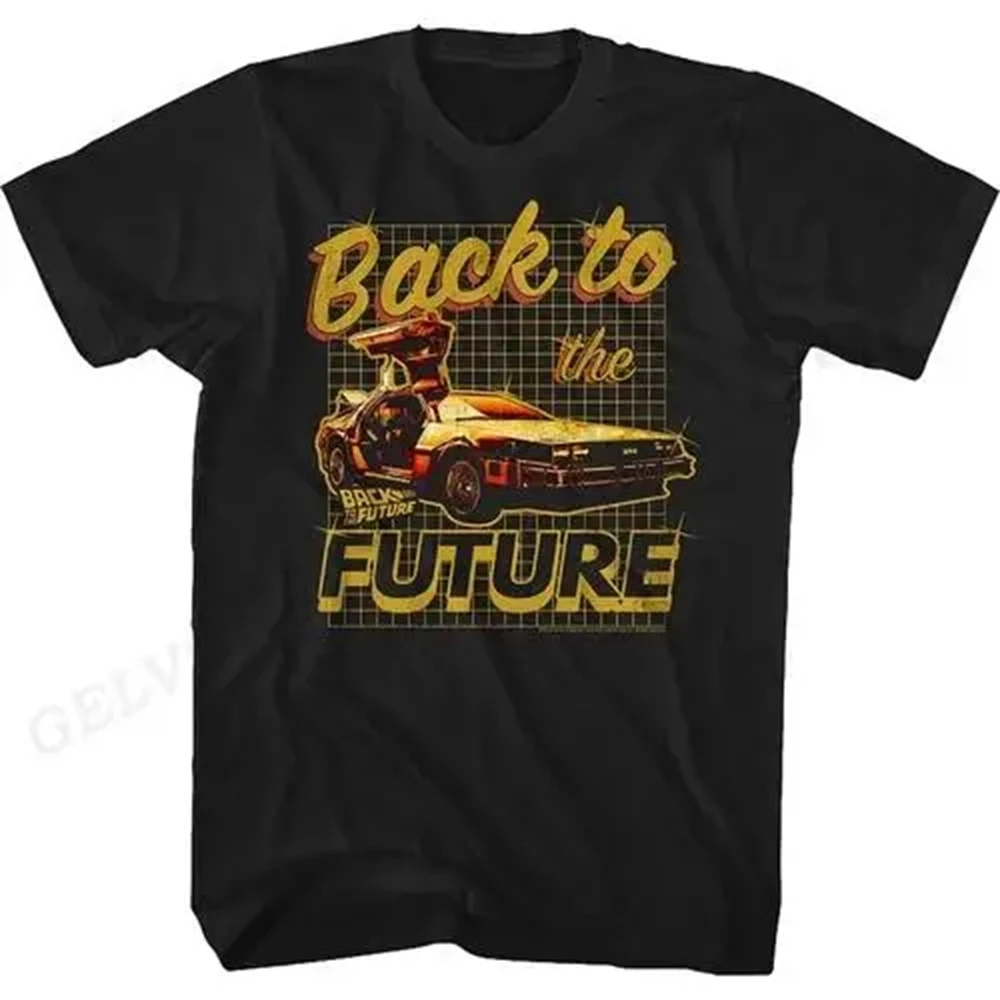 Zurück In Die Zukunft T Shirt Grafik Druck Männer Frauen Mode Hip Hop Streetwear Kurzarm Plus Größe Unisex T Shirt – Detail 4