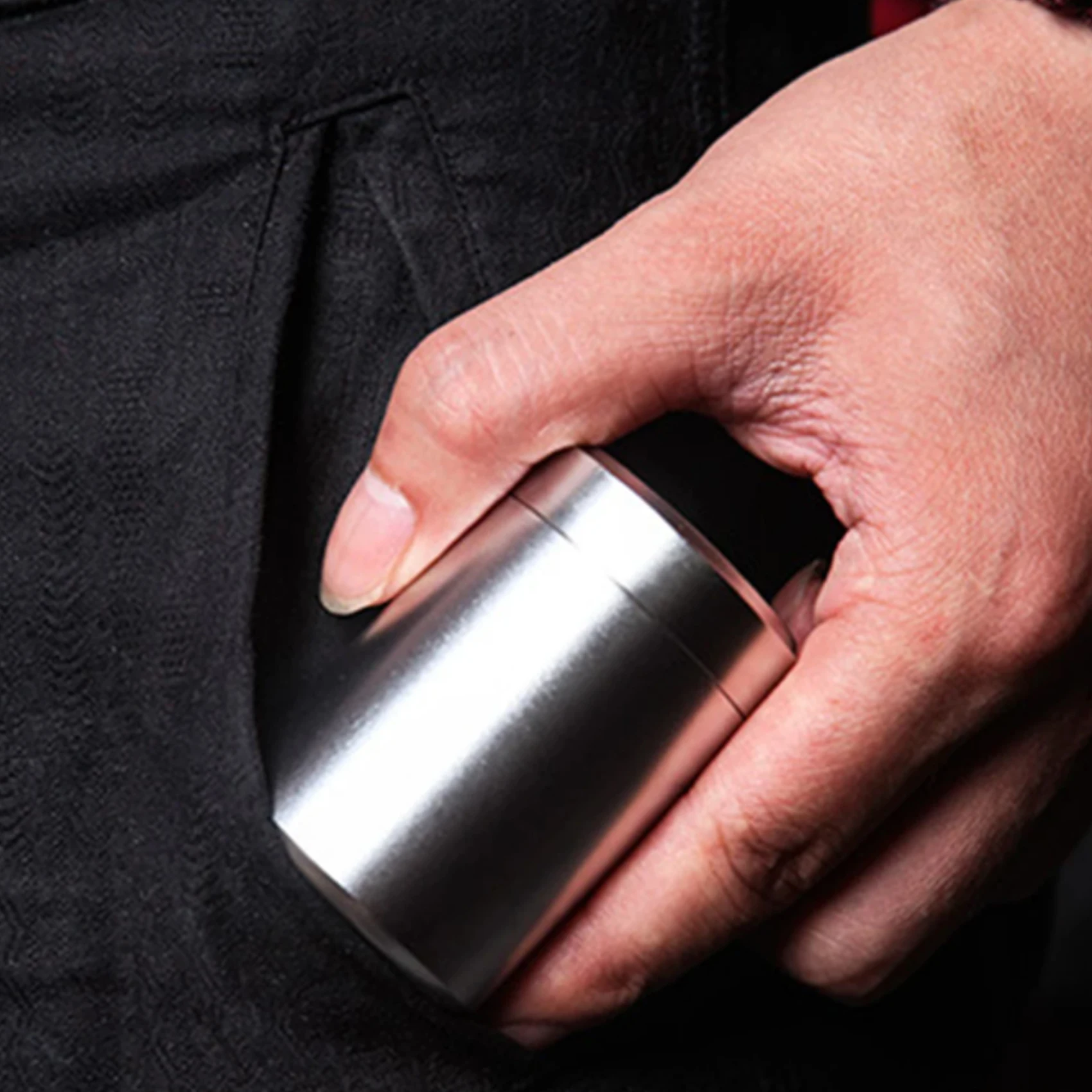 Tea Can Travel Portable Sealed Jar Metal Mini Storage Box Moisture-proof Solid Color Nut Candy Jars Food Storage Container