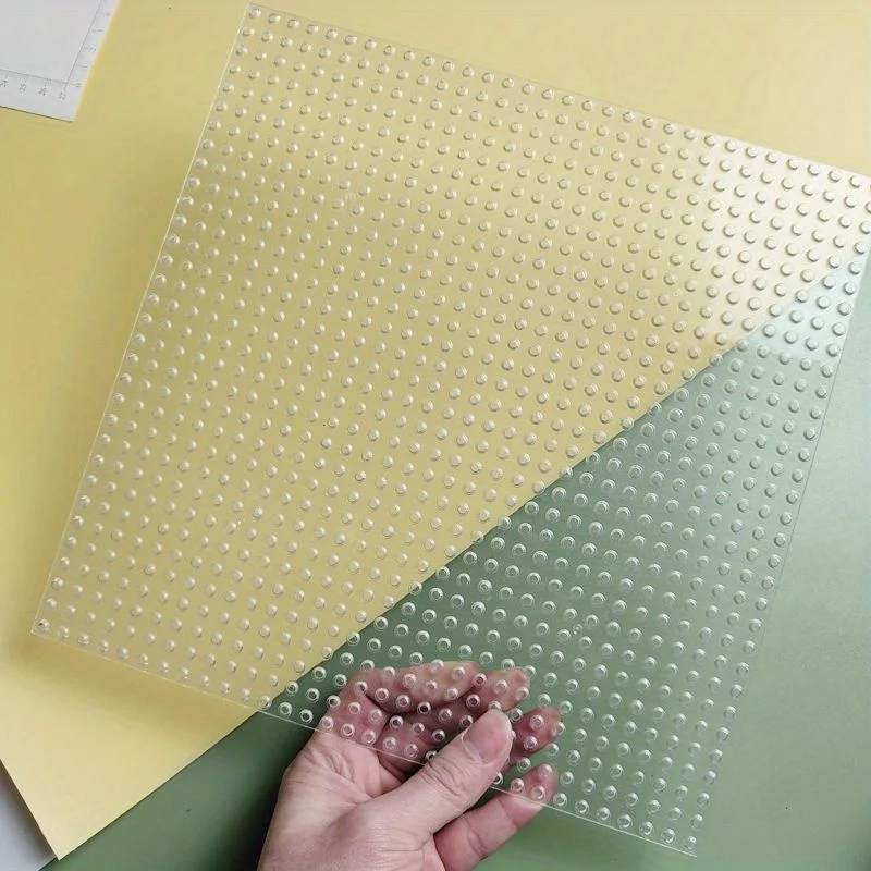 32*32 Punkte Grundplatten Transparent Kleine Partikel Baustein Platte Einseitig DIY Ziegel ABS Kunststoff Montage Platte Kind Zu – Detail 3