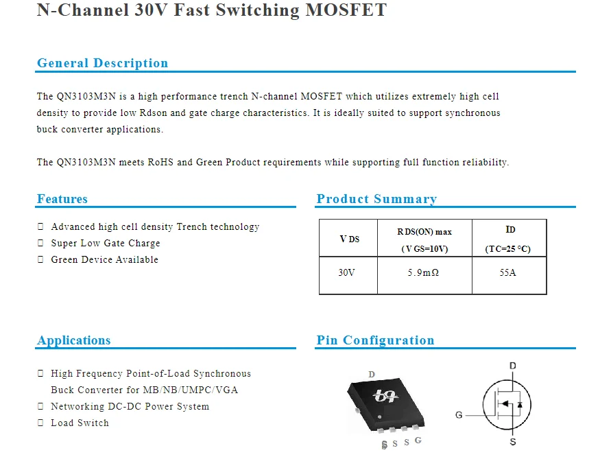 10pcs 100% New QN3109M6N QN3109 QFN-8 Chipset - Foto 5