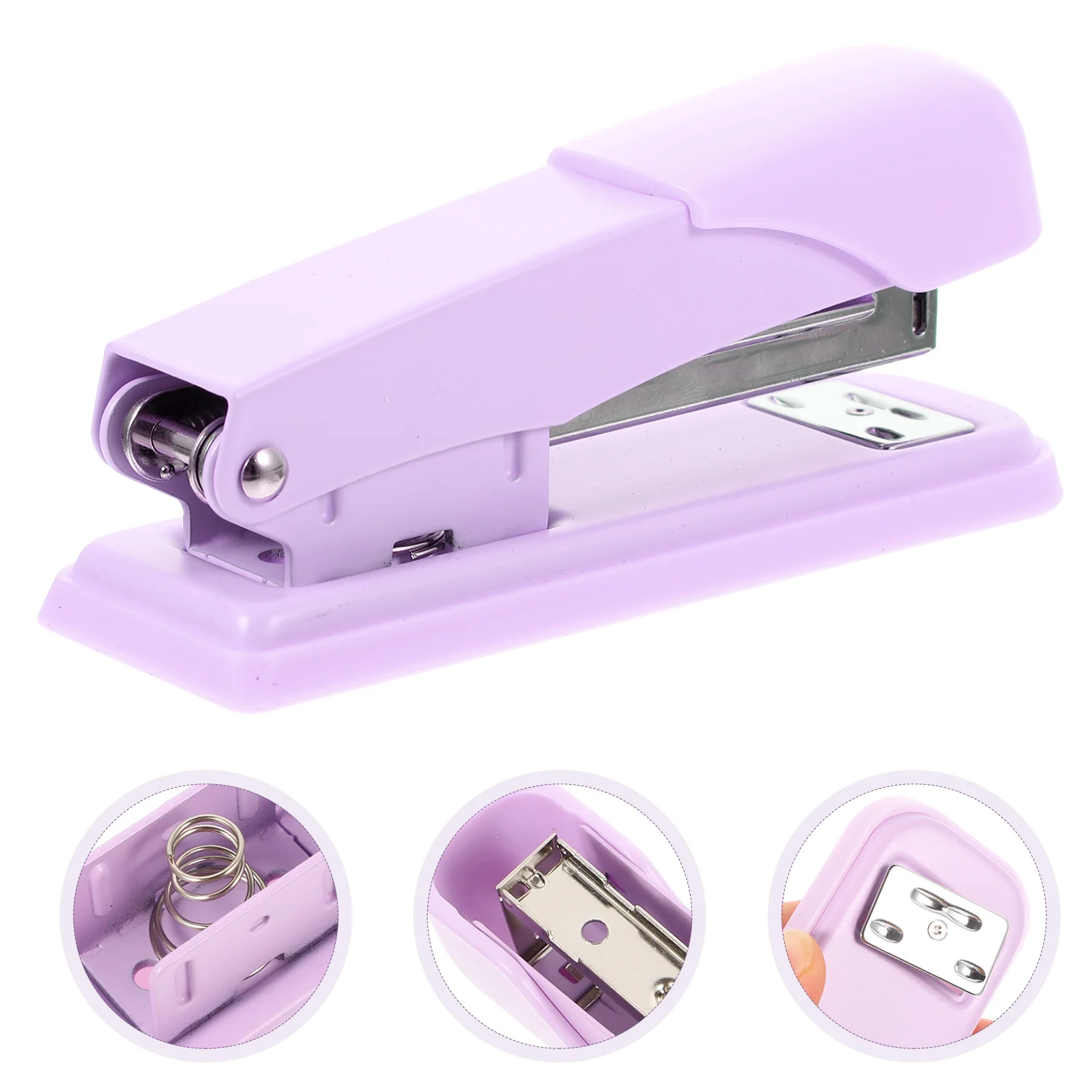 Macaron Color Multi-function Stapler Convenient Desk Stapler Metal Office Stapler Student Stapling Tool Home Office Supplies