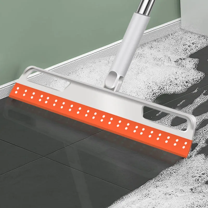 Glass window scraper telescopic silicone strip wiper scrapper brush dusting triangle mop for window toilet floor drying