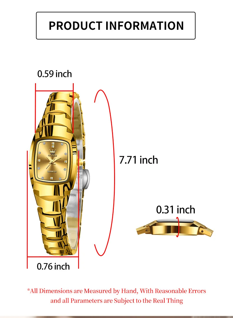 Men's Original Water Resistant Quartz Watch Front View