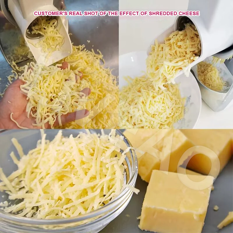 LIVEAO Electric Cheese Grater Commercial Food Mill Cheese Cutter