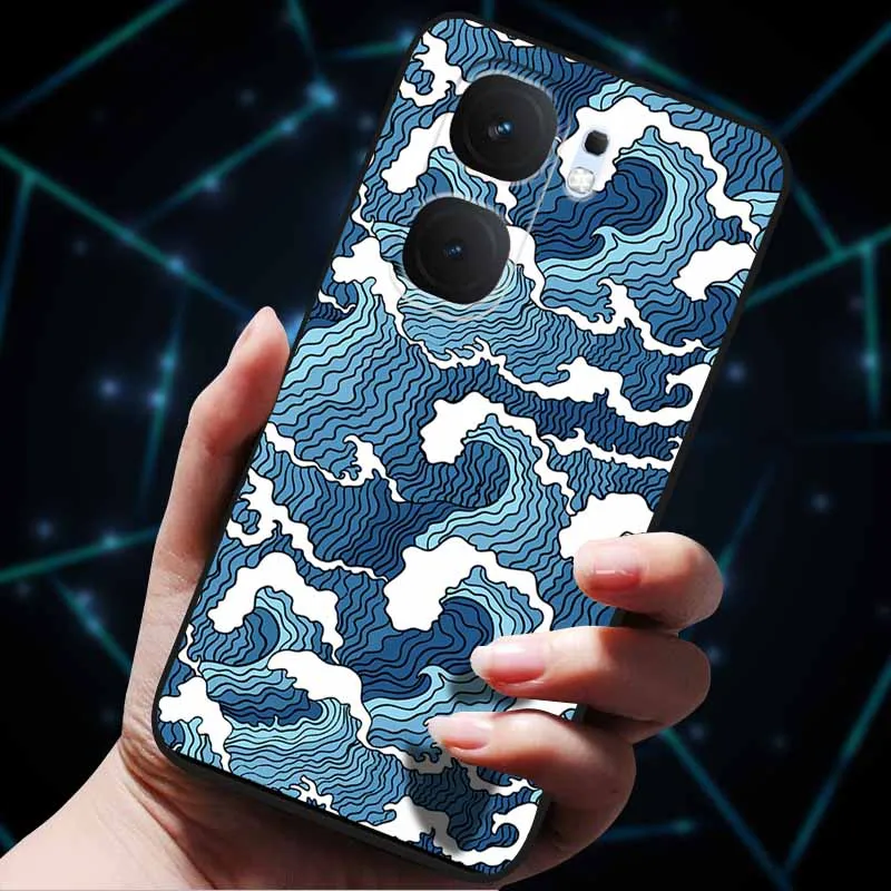 3D Flower Embossed Soft Silicone Phone Case - Stylish Back Cover Shell Bag