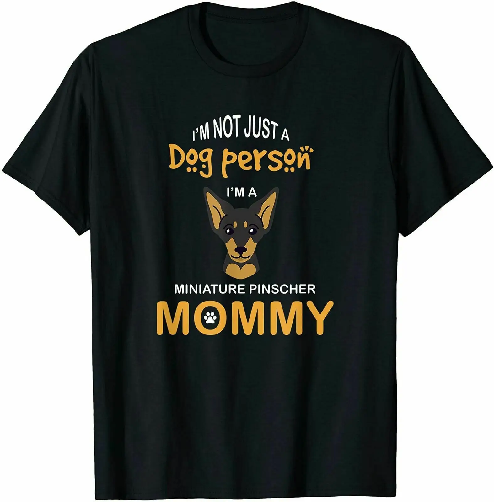 Miniature Pinscher Min Pin Mom Dog Mommy T-Shirt Gift Abbigliamento Trend