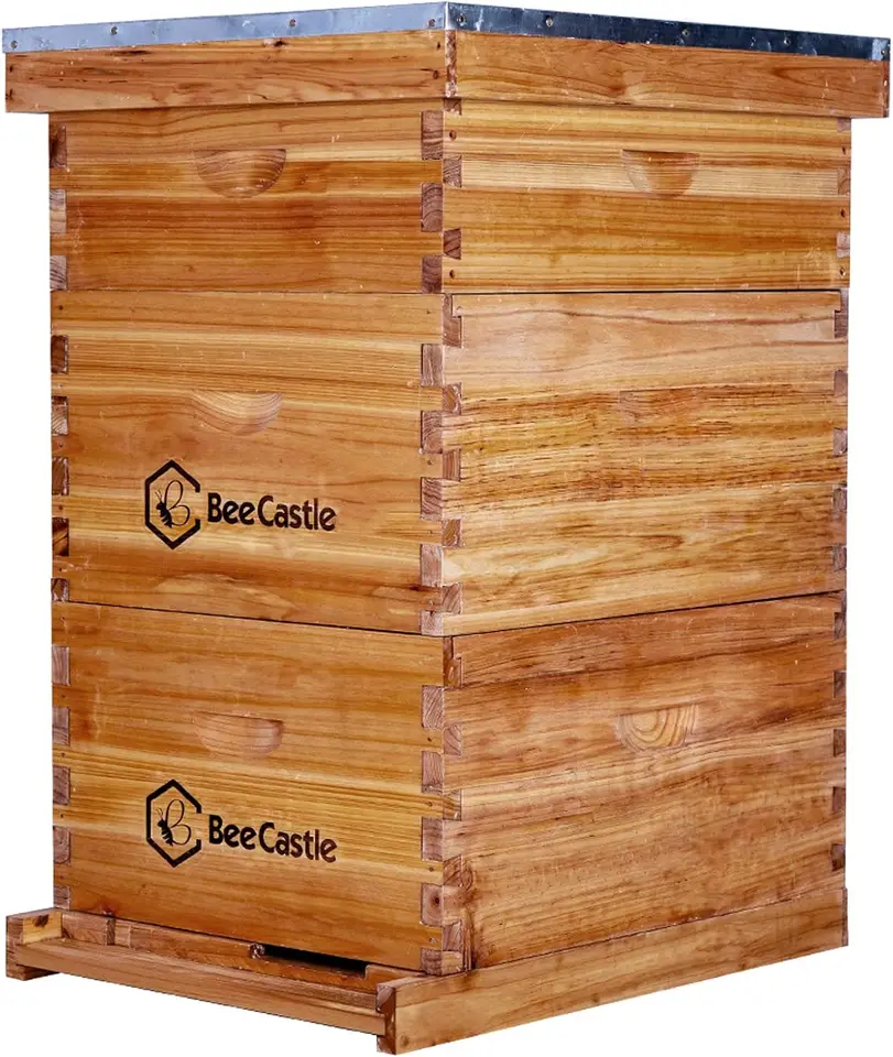 Langstroth Bee Hive Kit with Beeswax Coating