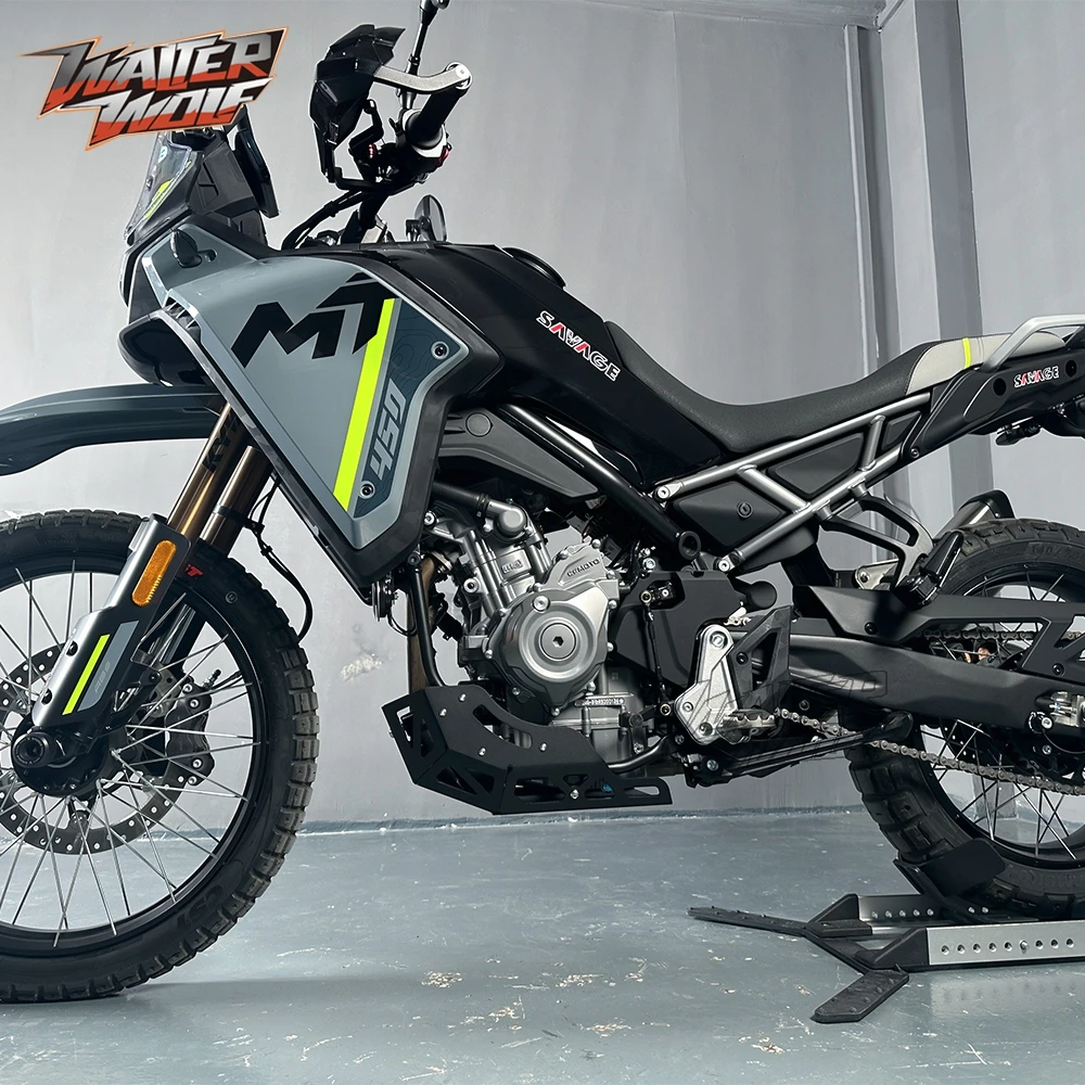 2024 섀시 익스페디션 엔진 가드 스키드 플레이트 섀시 보호 커버, CFMOTO 450 MT 오토바이 액세서리 보호대, 450MT