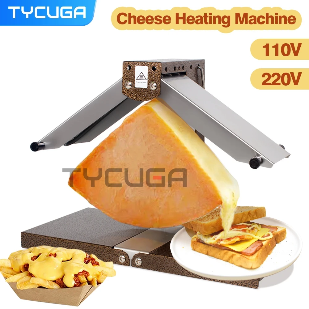 

Electric Cheese Melter For Hotel Half Wheel Dry Cheese Heater Warming Grill Cheese Melting Heating Raclette for Home Kitchen