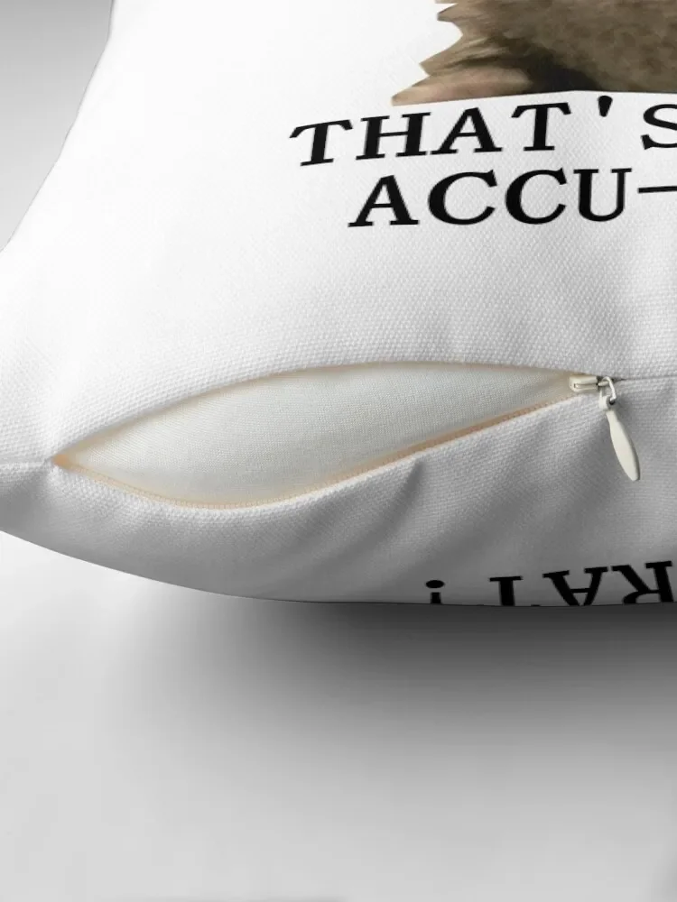 That's Accu-Rat - Rattus Rattus - Horrible Histories Throw Pillow luxury sofa pillows home decor items