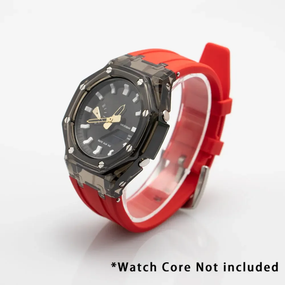 Enhanced Transparent Rubber Strap and Case Adapter